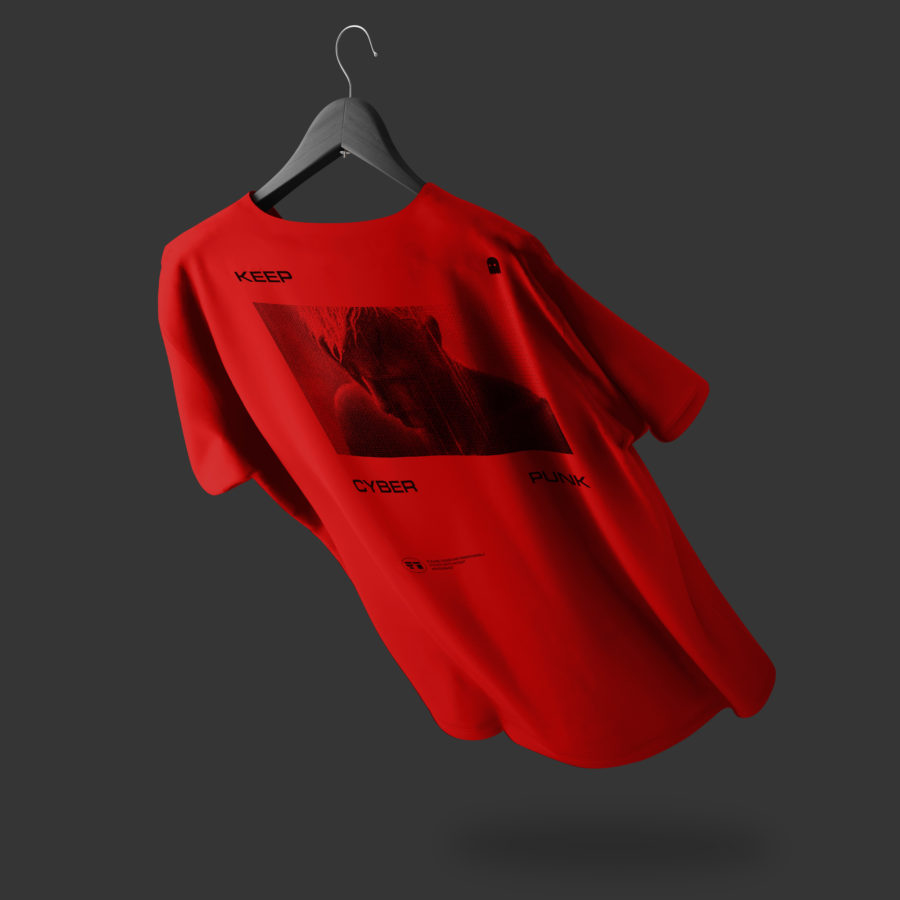 Keep Cyber Punk T-shirt – Red